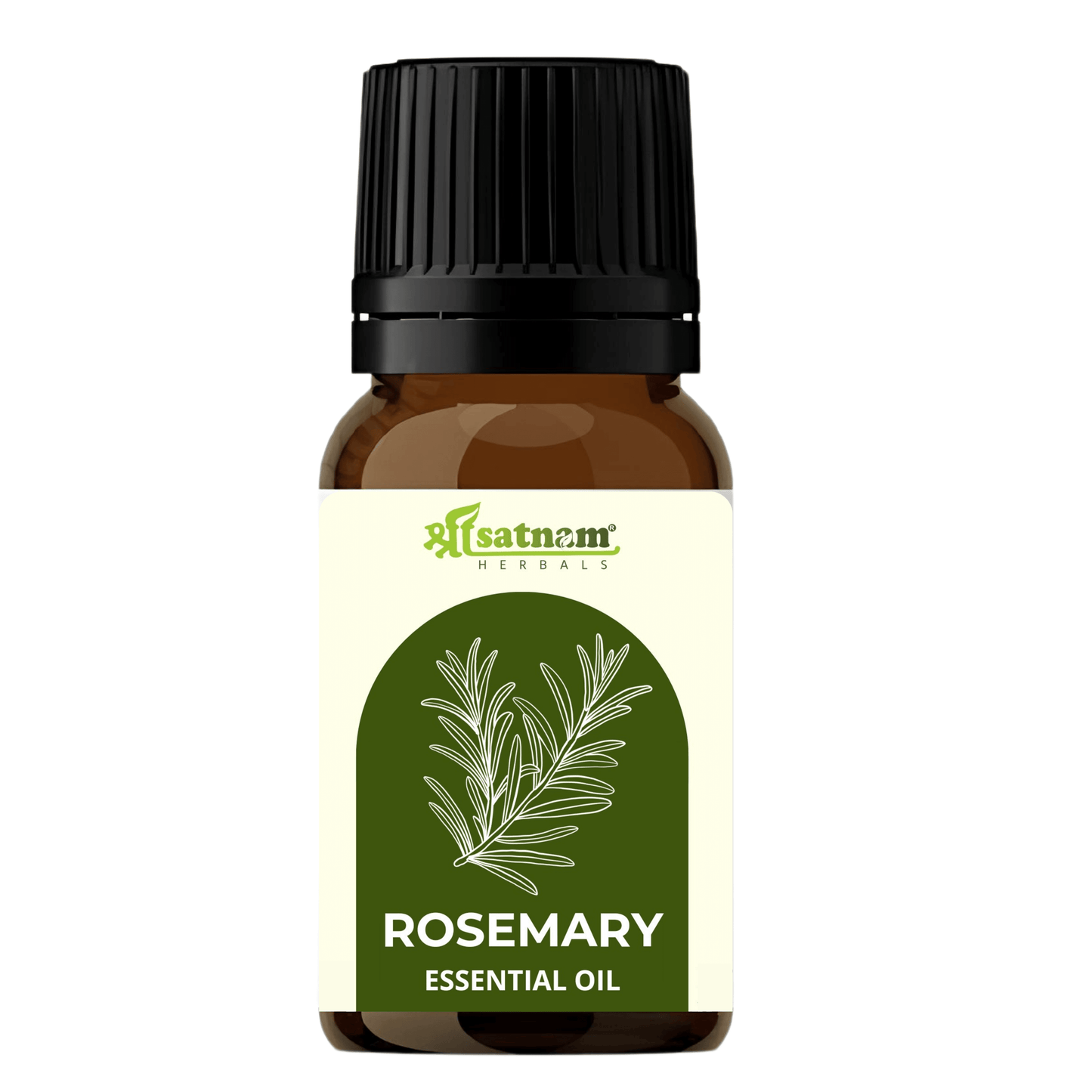 Shree Satnam Herbals Rosemary Essential Oil for Hair Growth, Skin, Body, Aromatherapy – 15ml