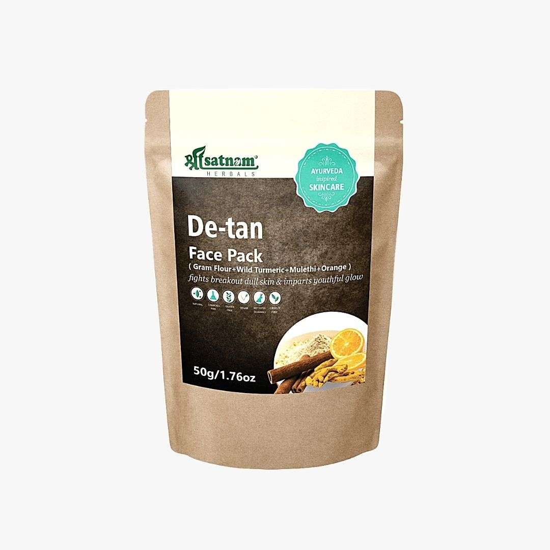 Shree Satnam Herbals De-tan Facepack – 50gm