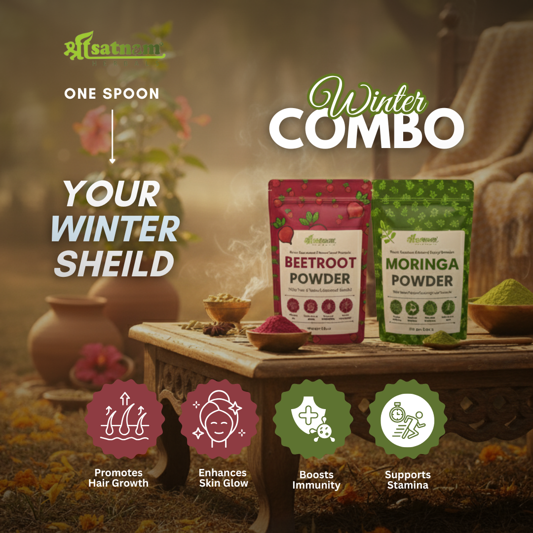 Winter Combo - Beetroot & Moringa Powder (Natural Energy + Immunity Boost)